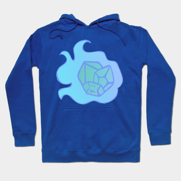 D20 Fire (Ice Edition) Hoodie by HaloSenpai